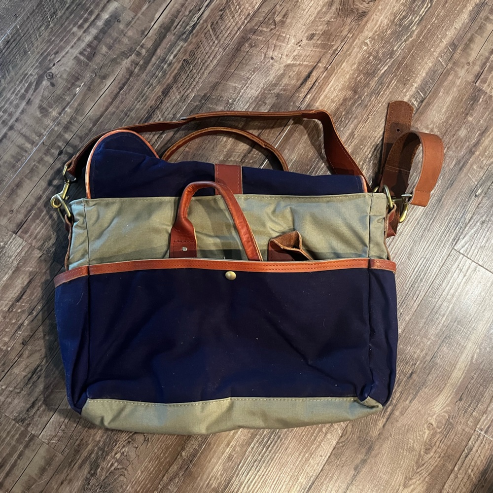 High End Sword & Plough briefcase messenger bag NEW